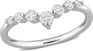 Created Forever Lab Grown Diamond Chevron Ring - 0.37ct.