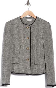 Simkhai Ivie Herringbone Blazer