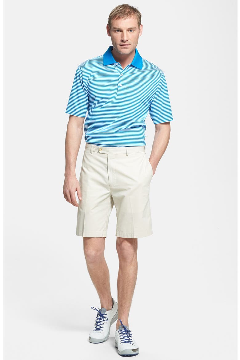 Lightweight Cotton Shorts, Main, color, STONE