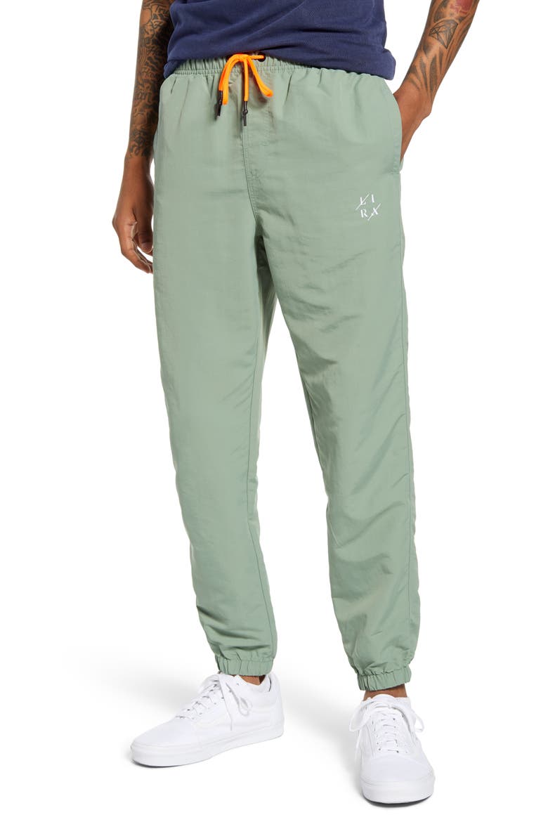 Full Court Nylon Jogger Pants, Main, color, SAGE