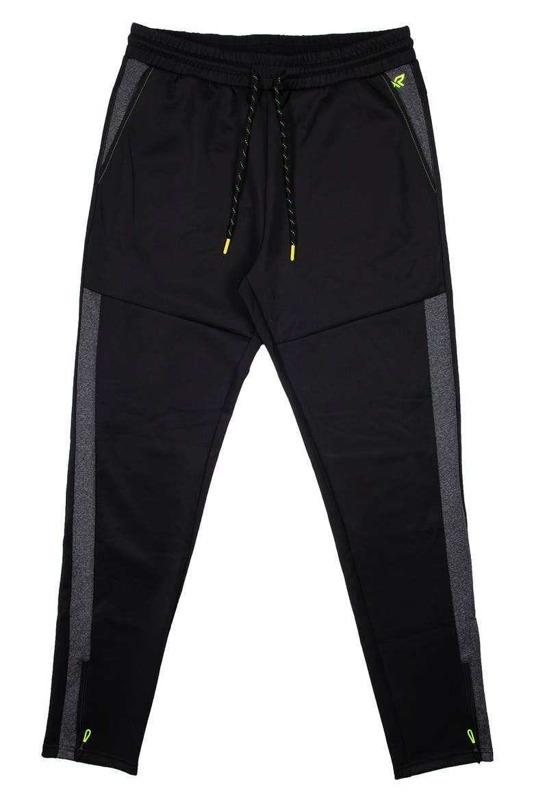 Joggers, Alternate, color, BLACK/ NEON GREEN