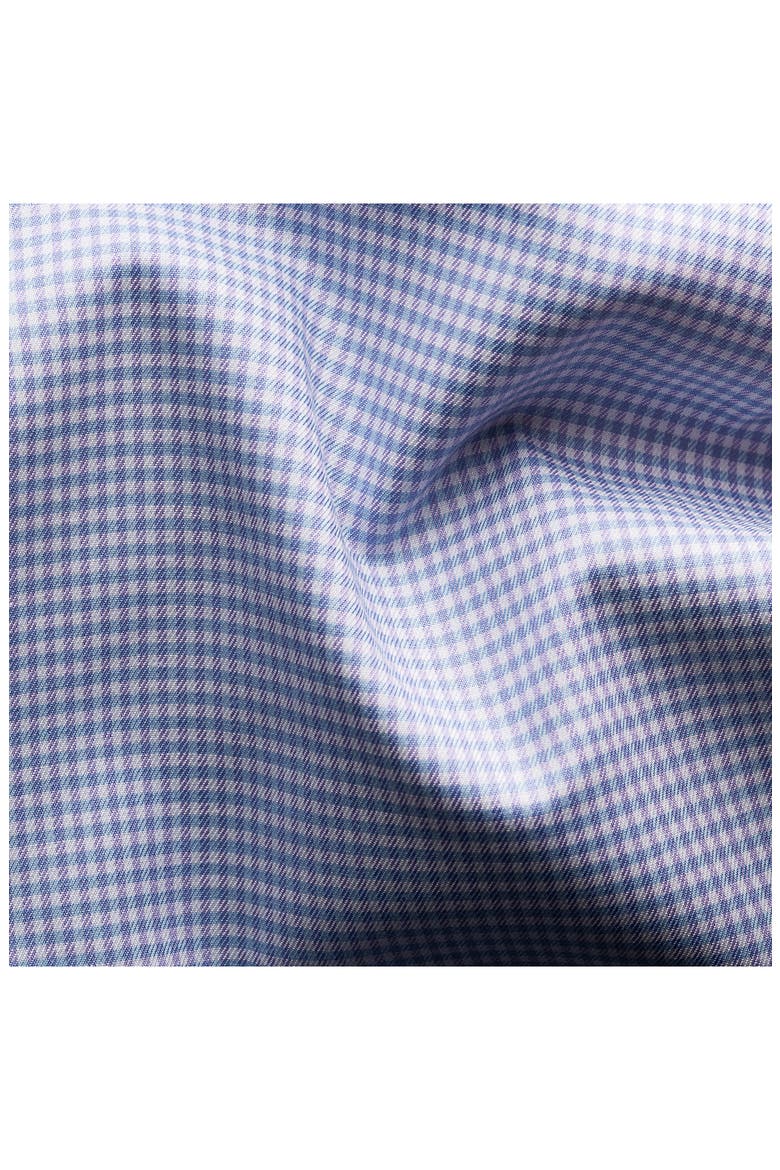Slim Fit Check Stretch Cotton & Lyocell Dress Shirt, Alternate, color, LIGHT PASTEL PURPLE