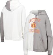 GAMEDAY COUTURE Women's Gameday Couture Gray/White USC Trojans Split Pullover Hoodie