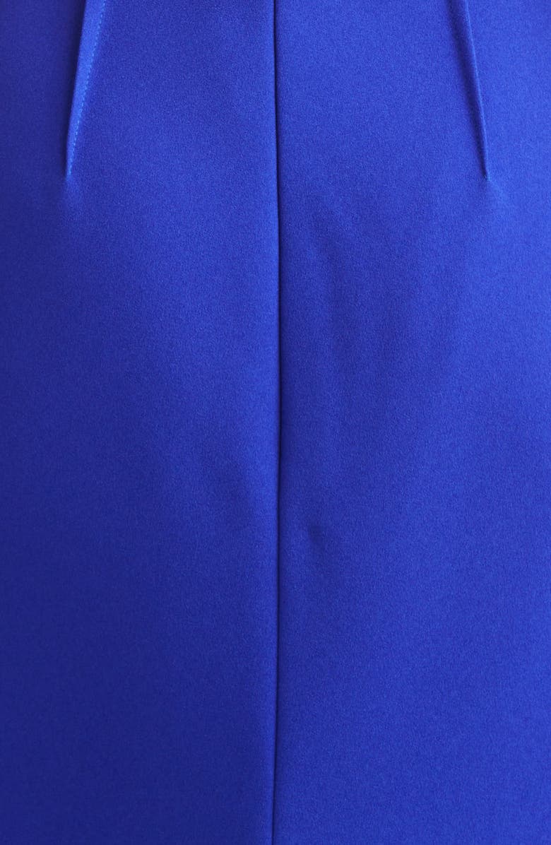 Jil Sander Technical Double Face Crepe Midi Dress, Alternate, color, Bluebell