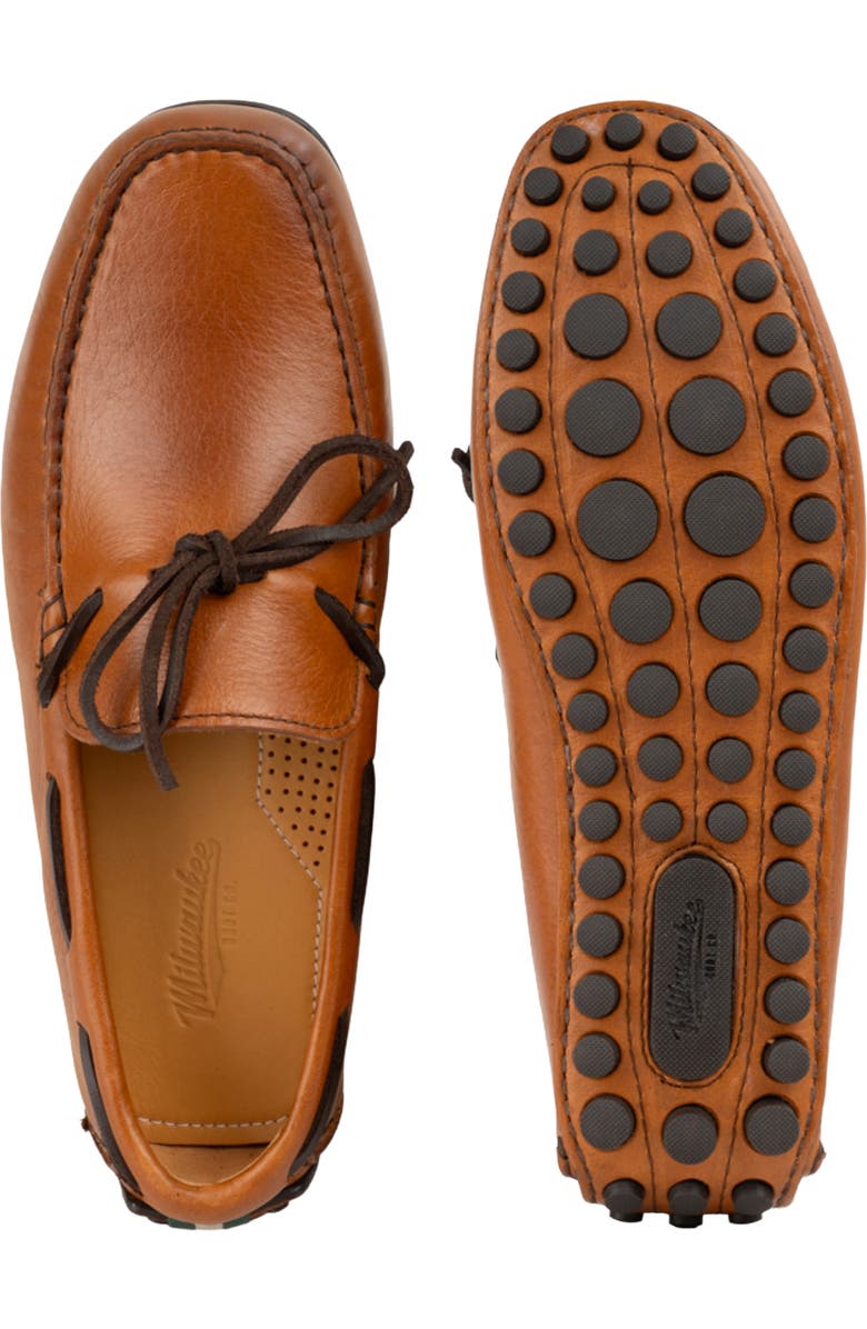 Milwaukee Boot Company Humbolt Driving Loafer, Alternate, color, Cognac