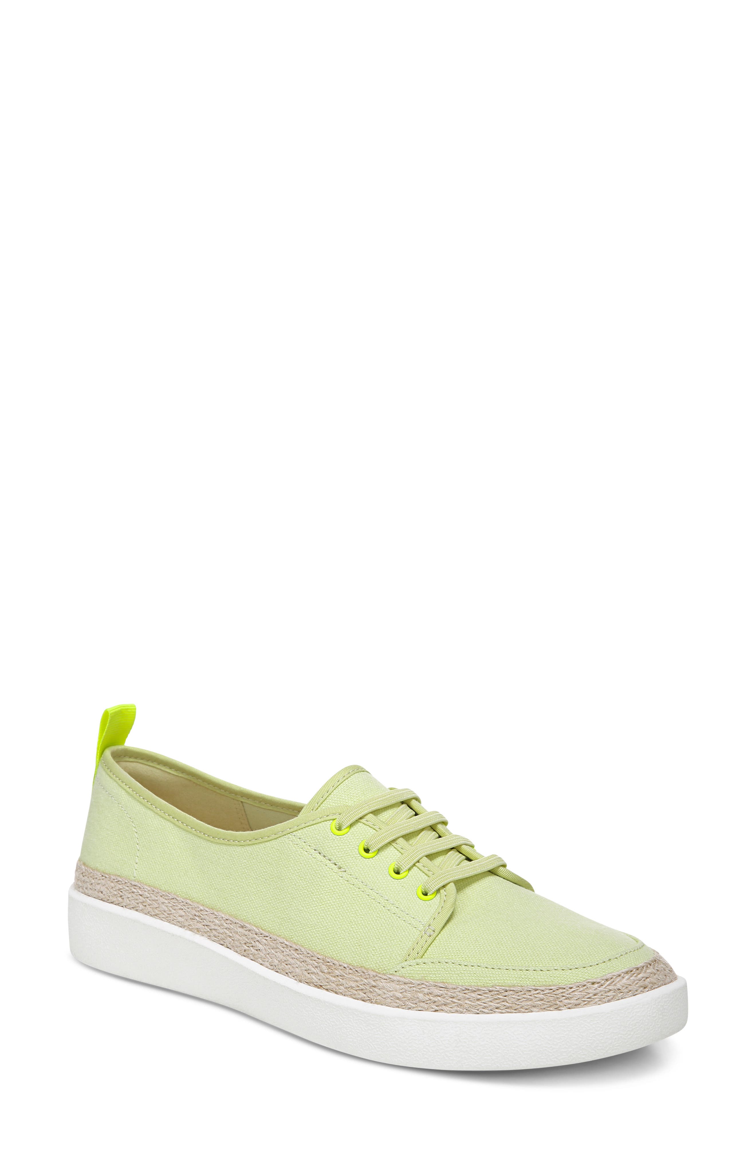 Jovie Sneaker, Main, color, CITRINE CANVAS