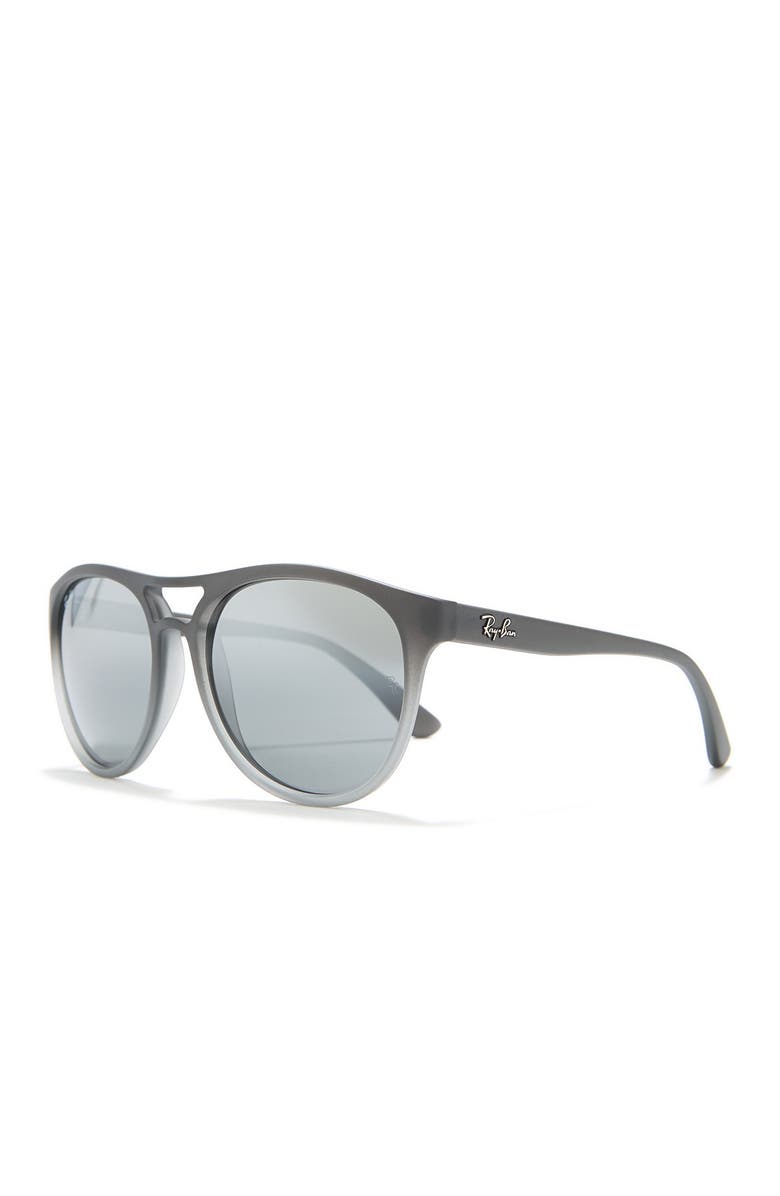 Ray-Ban 58mm Aviator Sunglasses, Alternate, color, Grey