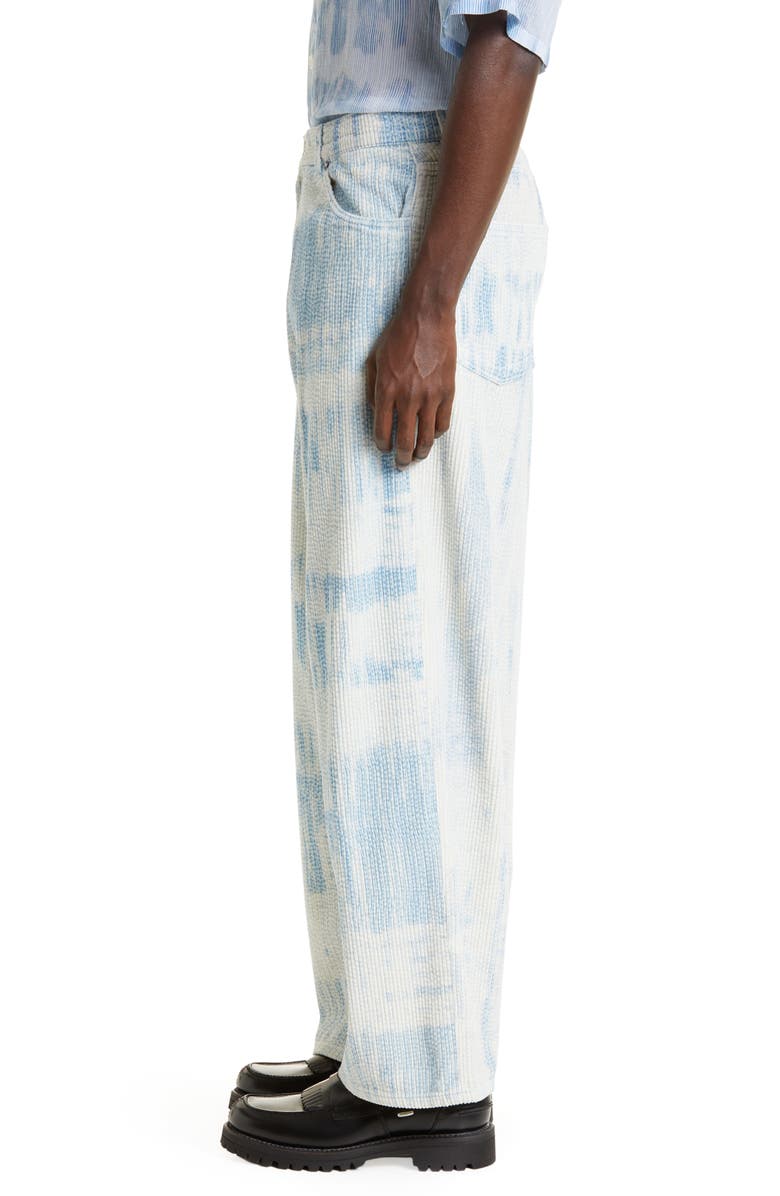 OUR LEGACY Vast Cut Print Wide Leg Corduroy Pants, Alternate, color, 