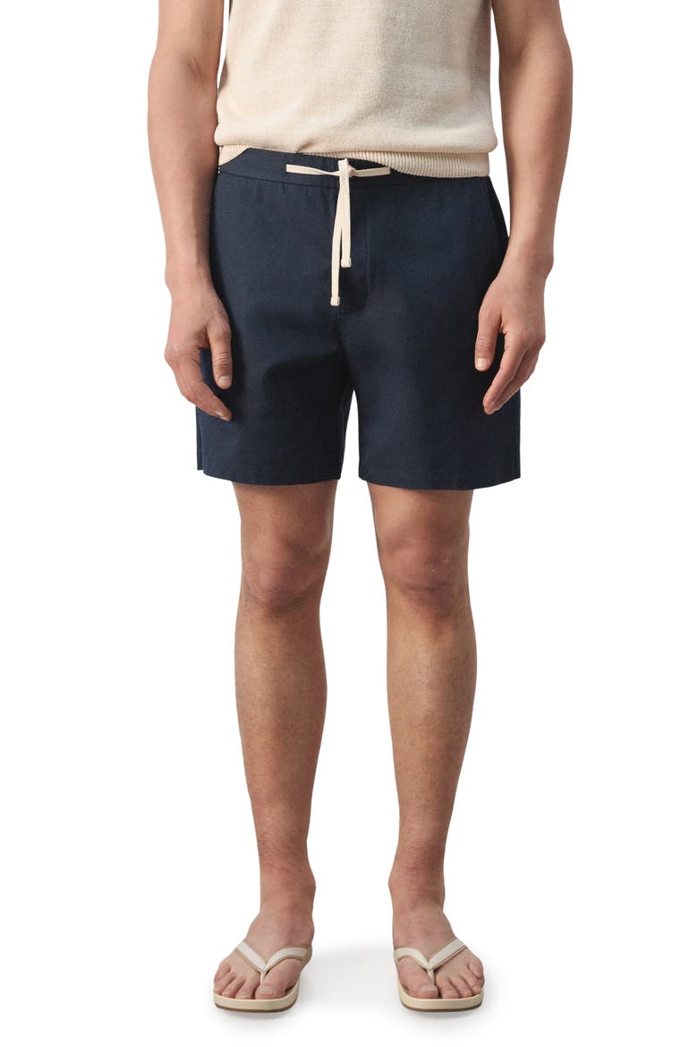 Drawstring Shorts, Main, color, NAVY
