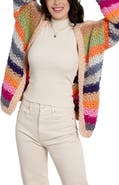 SAACHI Mayflower Stripe Crochet Cardigan