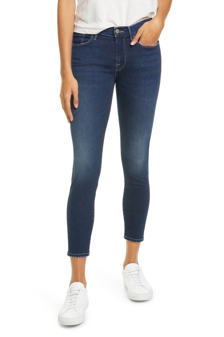 Le Skinny de Jeanne Crop Skinny Jeans, Main, color, BONN
