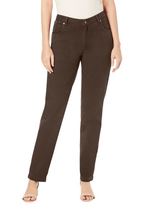 Classic Cotton Denim Straight-Leg Jean (Plus) (& Available)
