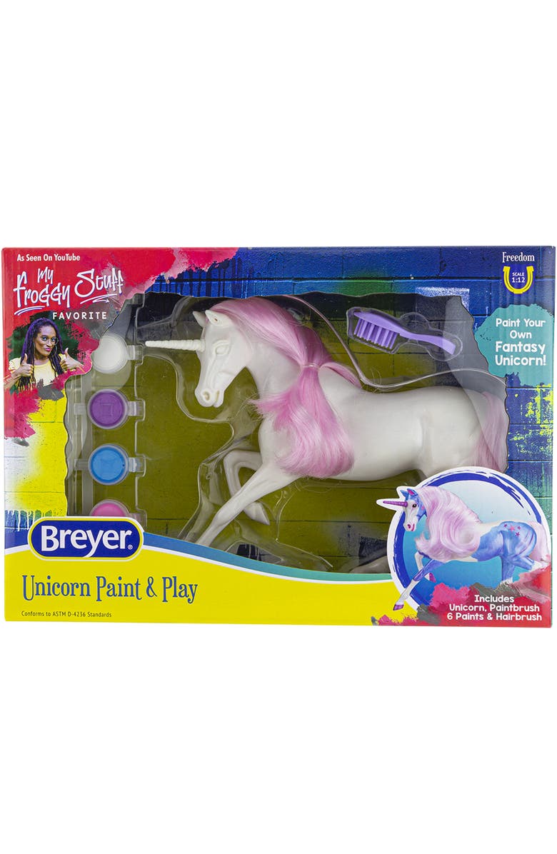 Breyer Freedom Series 112 Scale Paint 
Play Unicorn, Main, color, Multicolored