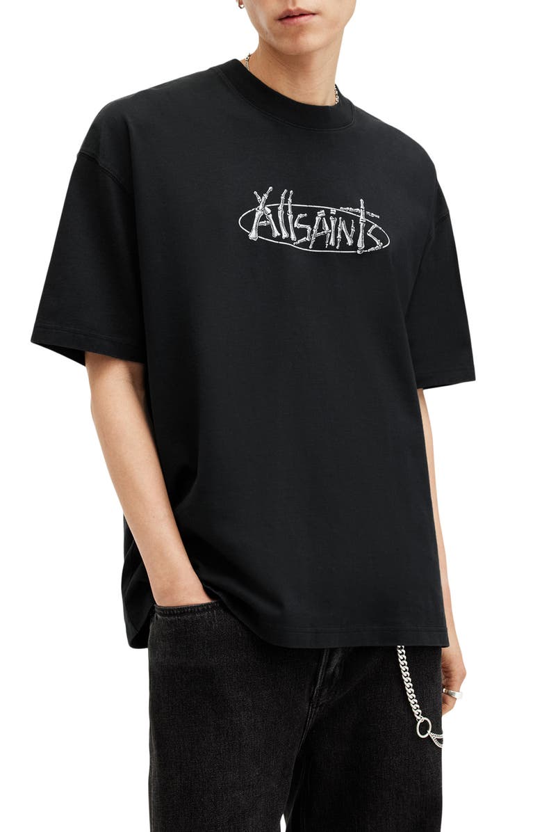 AllSaints Sternum Graphic T-Shirt, Alternate, color, 