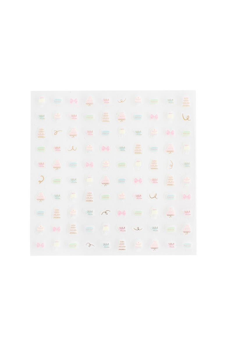 Let Them Eat Cake Nail Stickers, Alternate, color, Assorted Pre-Pack