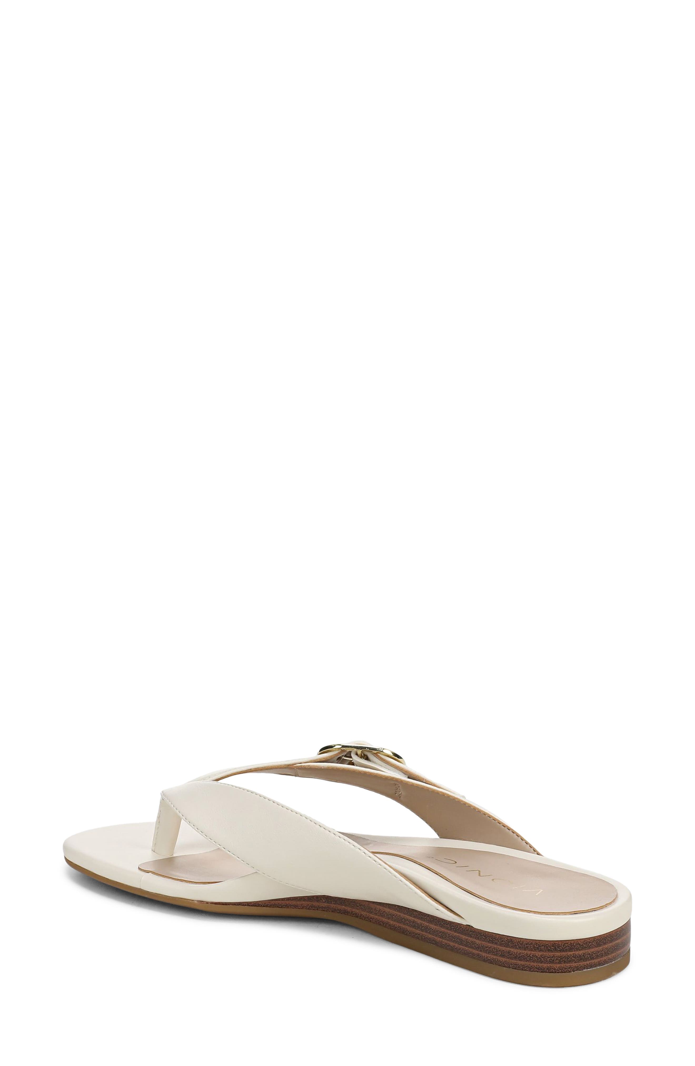 Vionic Ginny Flip Flop, Alternate, color, Ivory
