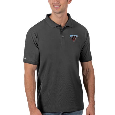 Men
s Antigua Anthracite Maine Black Bears Legacy Pique Polo