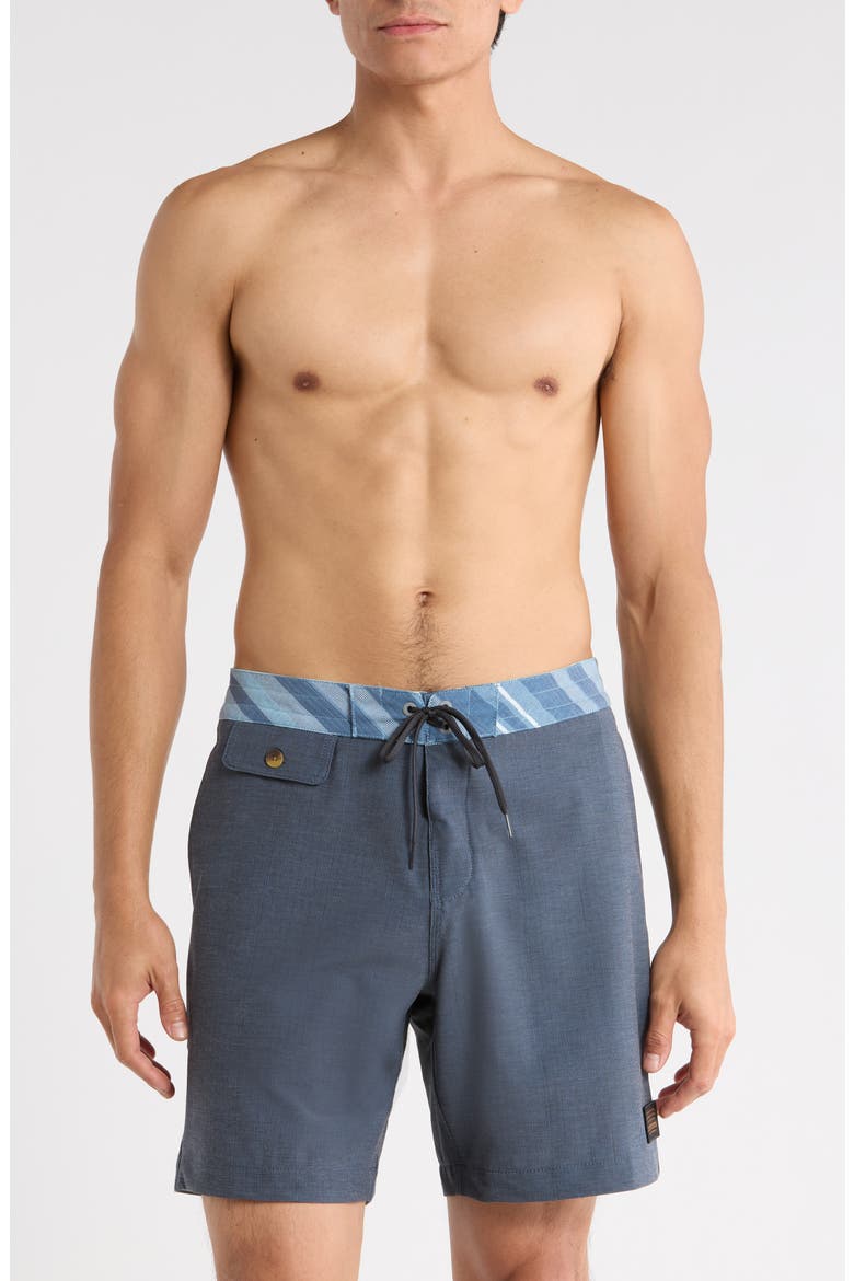 True North Garage Board Shorts, Main, color, TRUE NAVY