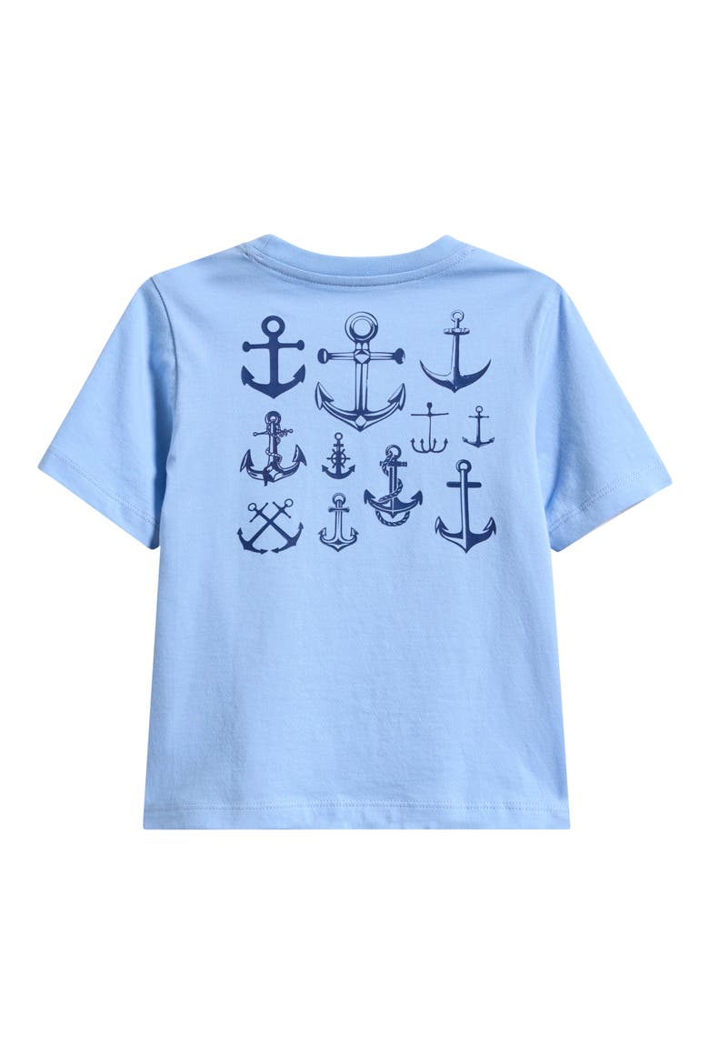 Kids' Anchor Graphic T-Shirt, Alternate, color, MEDIUM BLUE