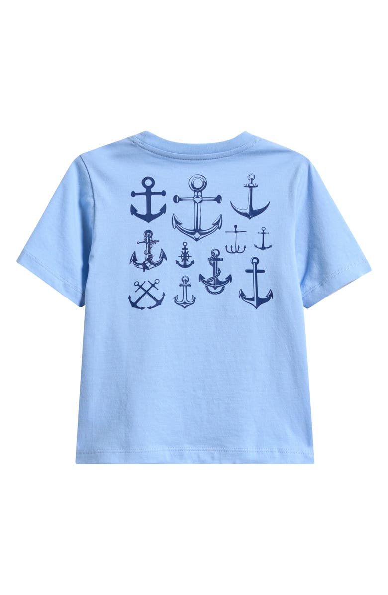 AMERICAN FIT Kids' Anchor Graphic T-Shirt, Alternate, color, Medium Blue