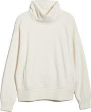 Zella Ultracozy Fleece Funnel Neck Top