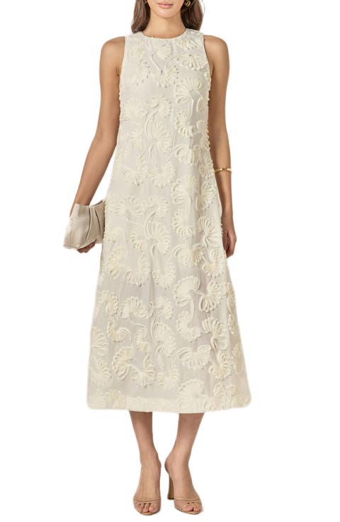 Ribbon Sleeveless Maxi Dress