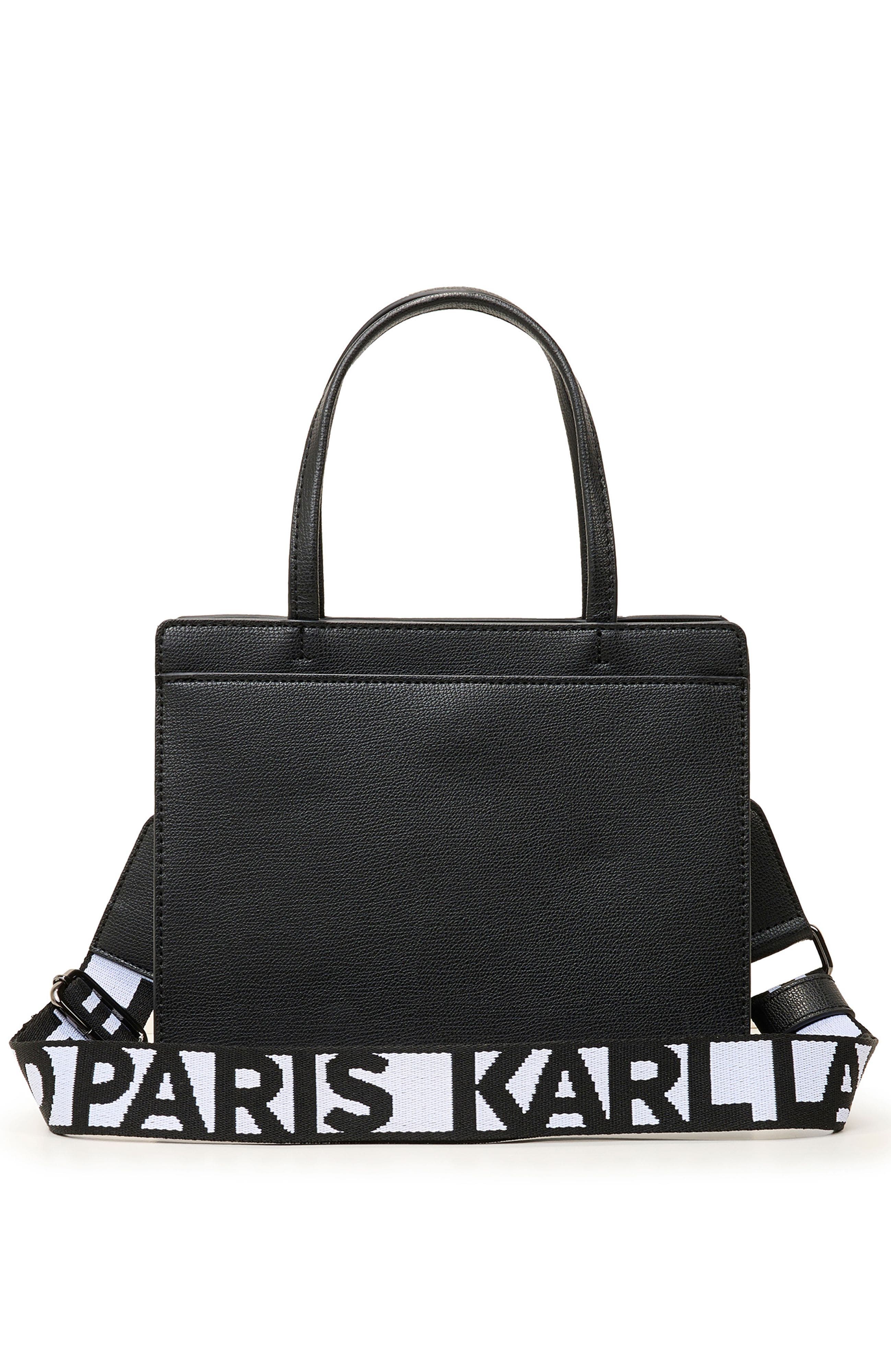 KARL LAGERFELD PARIS Maybelle Satchel, Alternate, color, Multi/Black