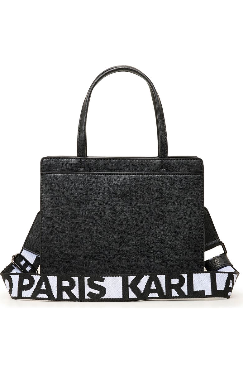 KARL LAGERFELD PARIS Maybelle Satchel, Alternate, color, Multi/Black