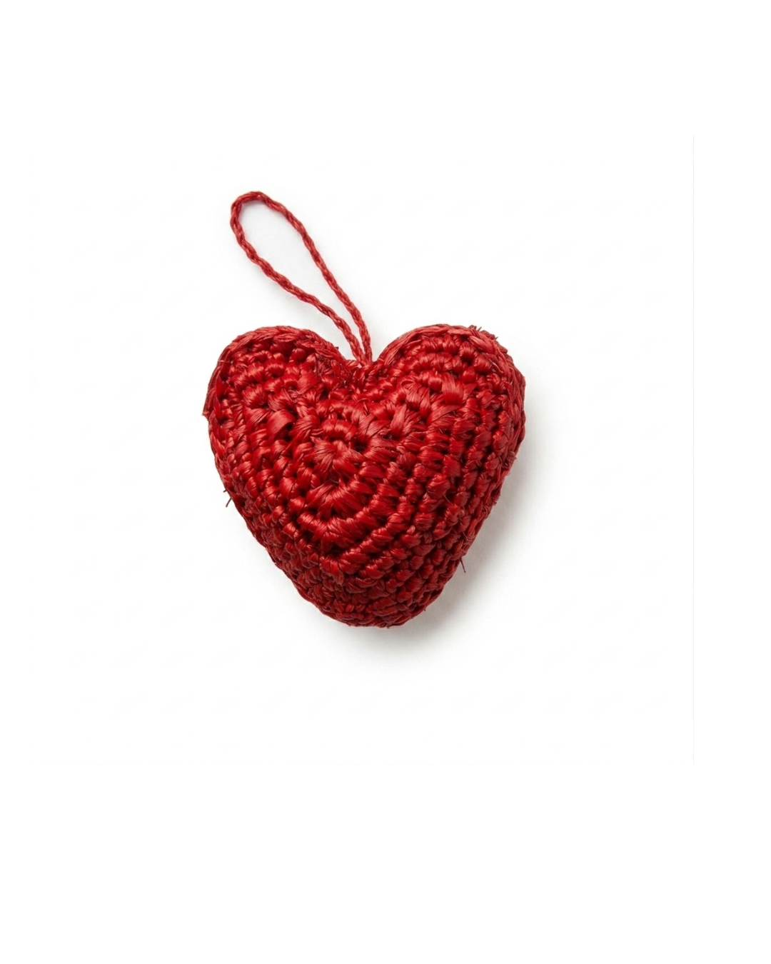 Heart Keyring, Main, color, Red