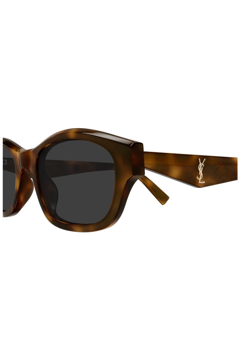 53mm Rectangular Sunglasses, Alternate, color, HAVANA