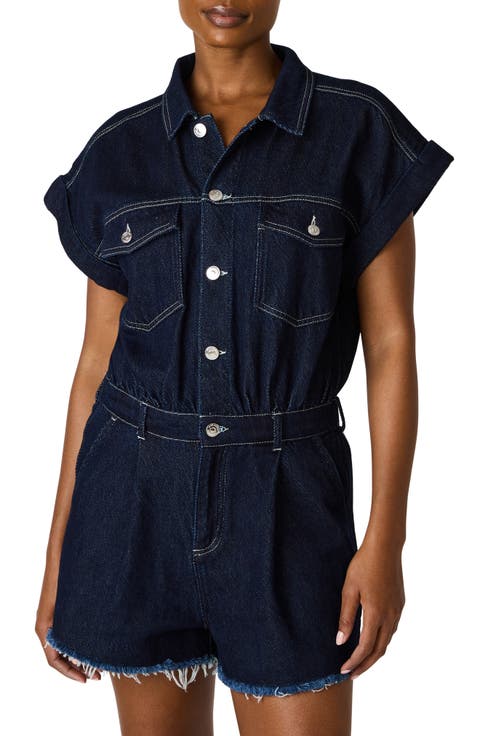 Calliope Denim Romper