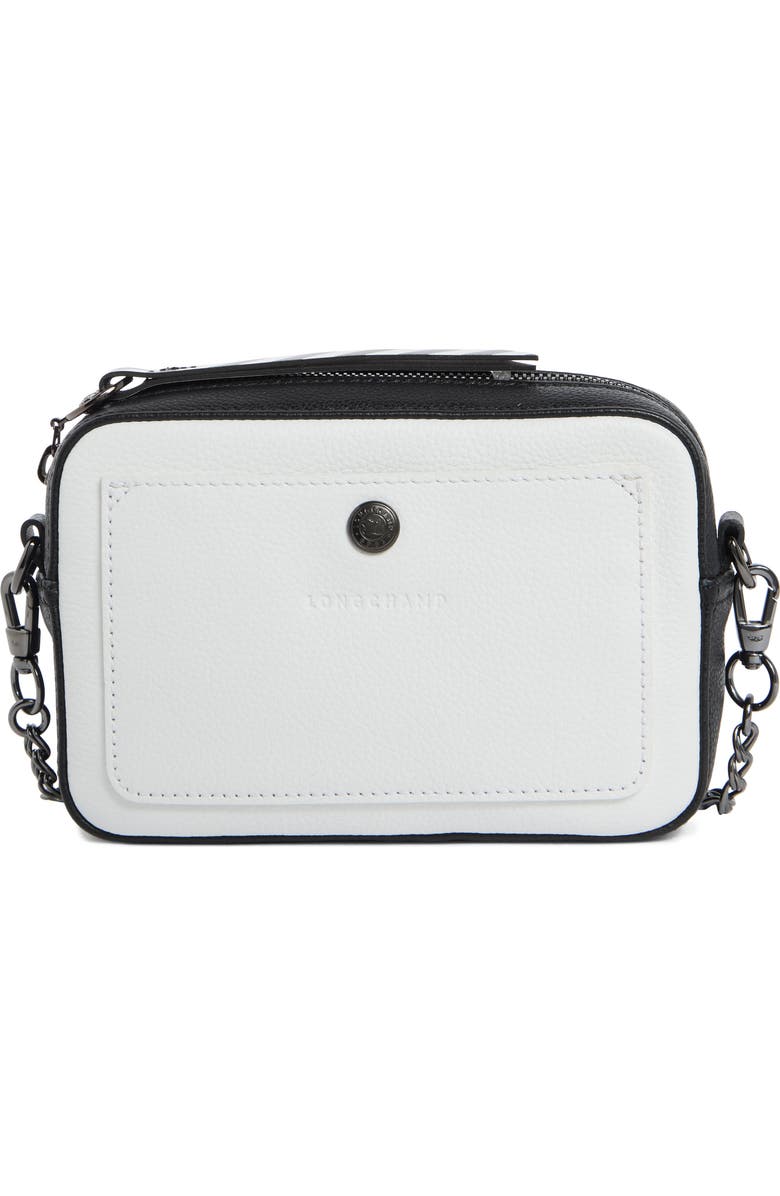 Longchamp Le Foulonné Small Crossbody Belt Bag, Main, color, White