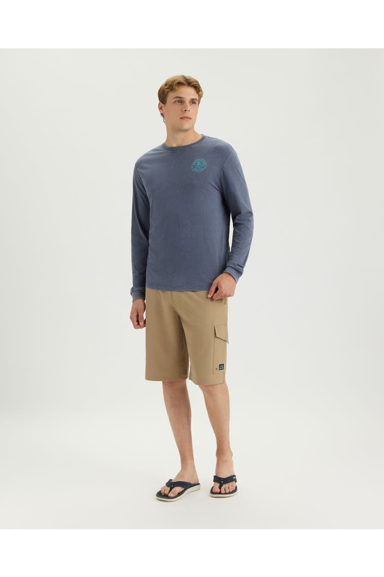 Offshore Strike Long Sleeve Tee, Alternate, color, FUTURE GREY