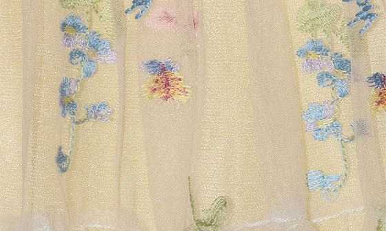 Iris & Ivy Embroidered Mesh Tiered Float Party Dress — фото 3
