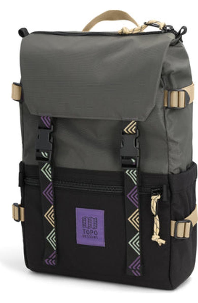 Topo Designs Rover Pack Classic, Alternate, color, Asphalt/Black