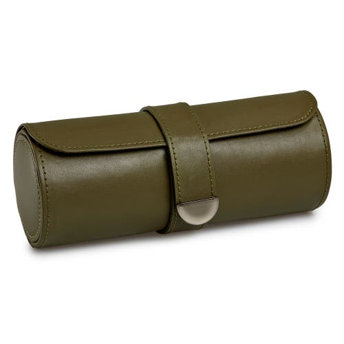 Wolf Earth Triple Watch Roll In Olive