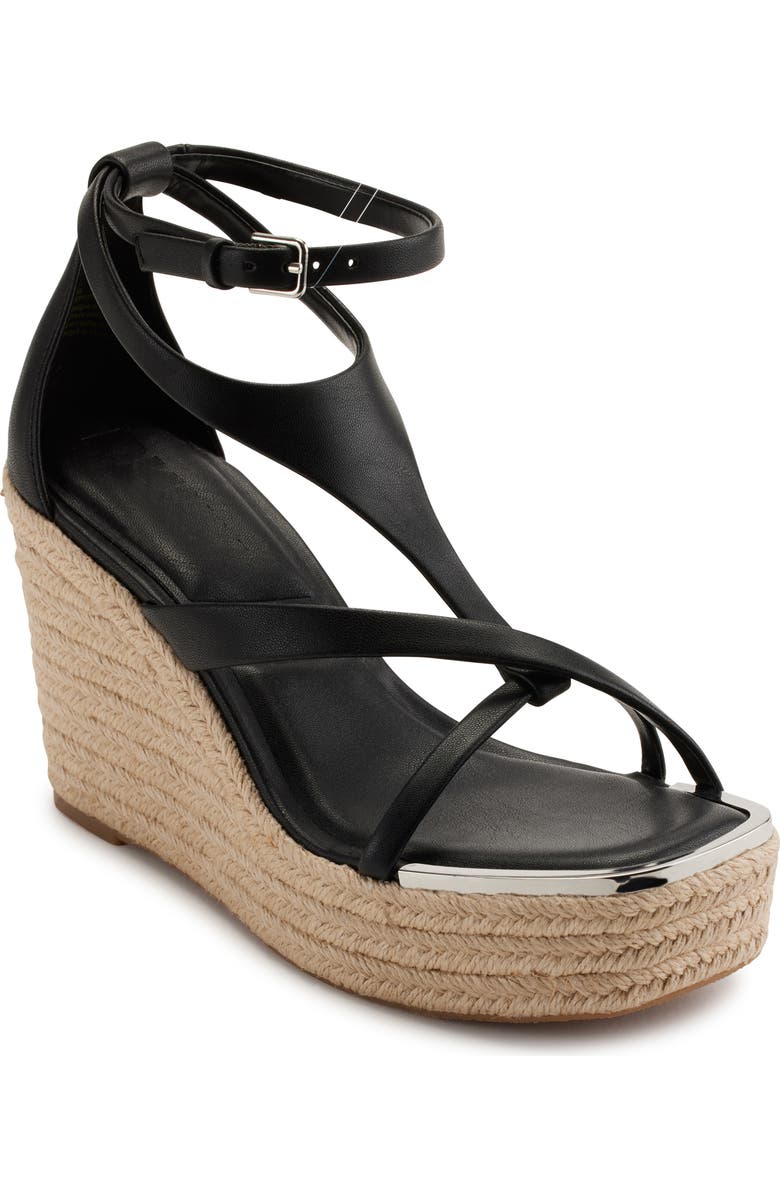 DKNY Maryn Espadrille Platform Wedge Sandal, Main, color,