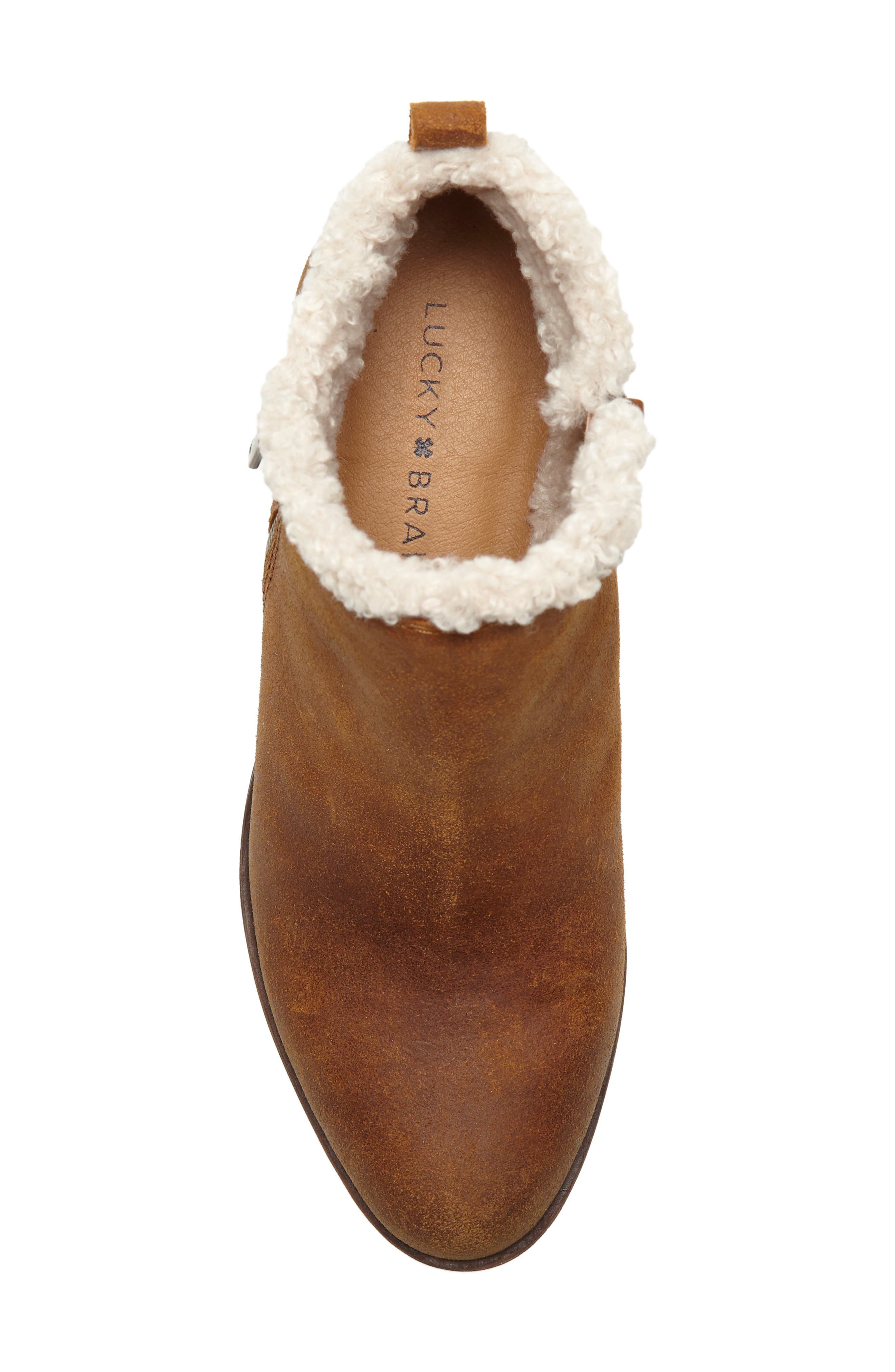 Lucky Brand Basel Waterproof Faux Fur Lining Bootie, Alternate, color, 