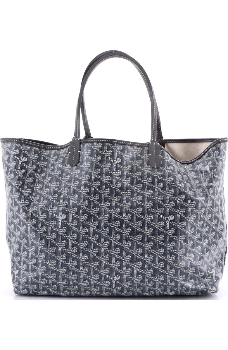 Pre-Owned Goyard Saint Louis Tote Coated Canvas PM, Main, color, Gray