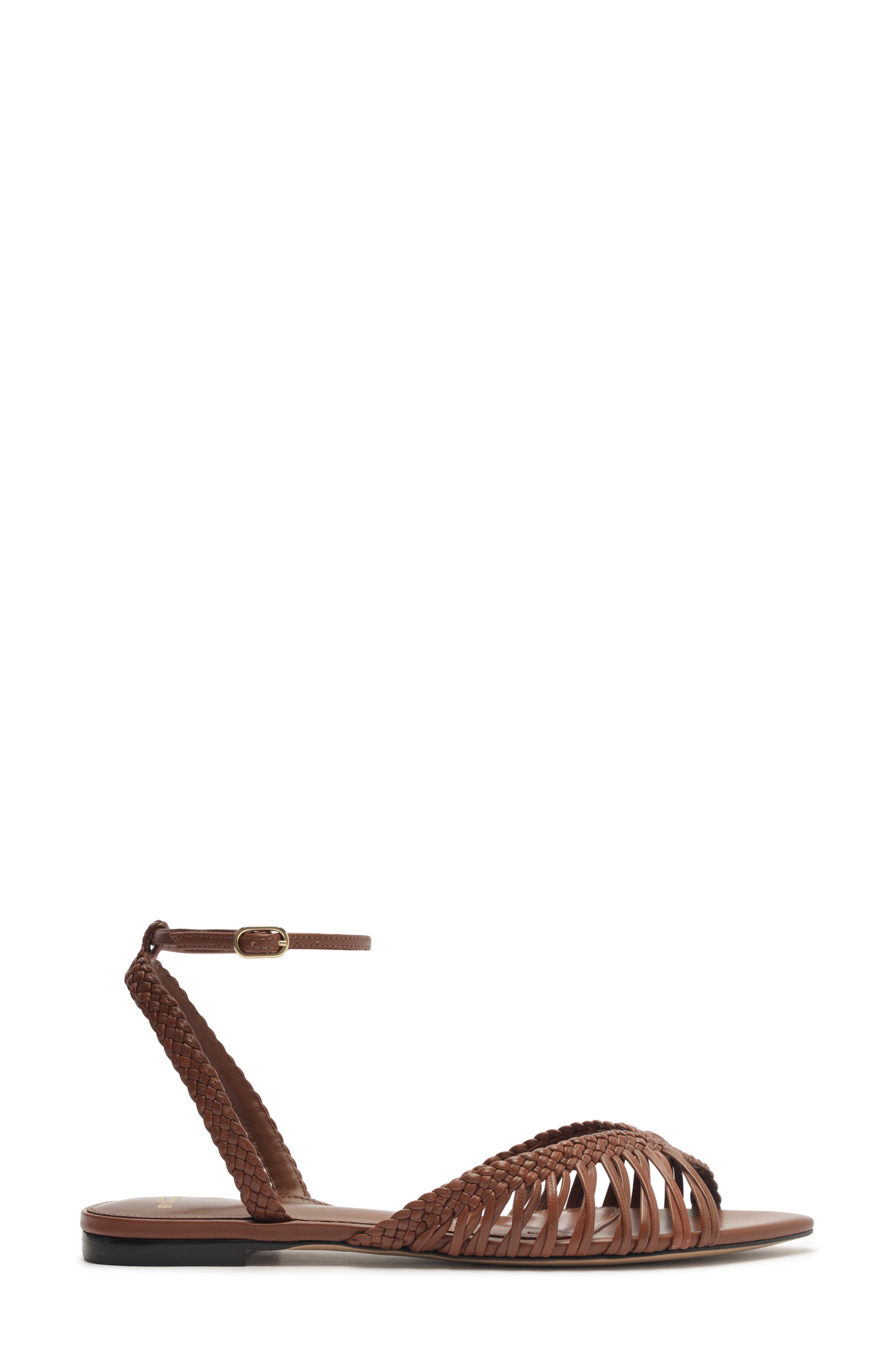 Alexandre Birman Agatha Ankle Strap Sandal, Alternate, color, Chocolate Fondue