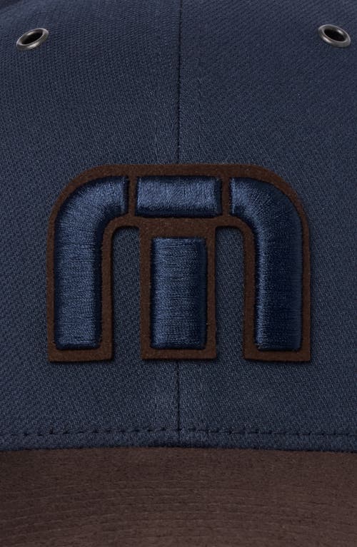 Travismathew Estate Grounds Snapback Cap In Blue
