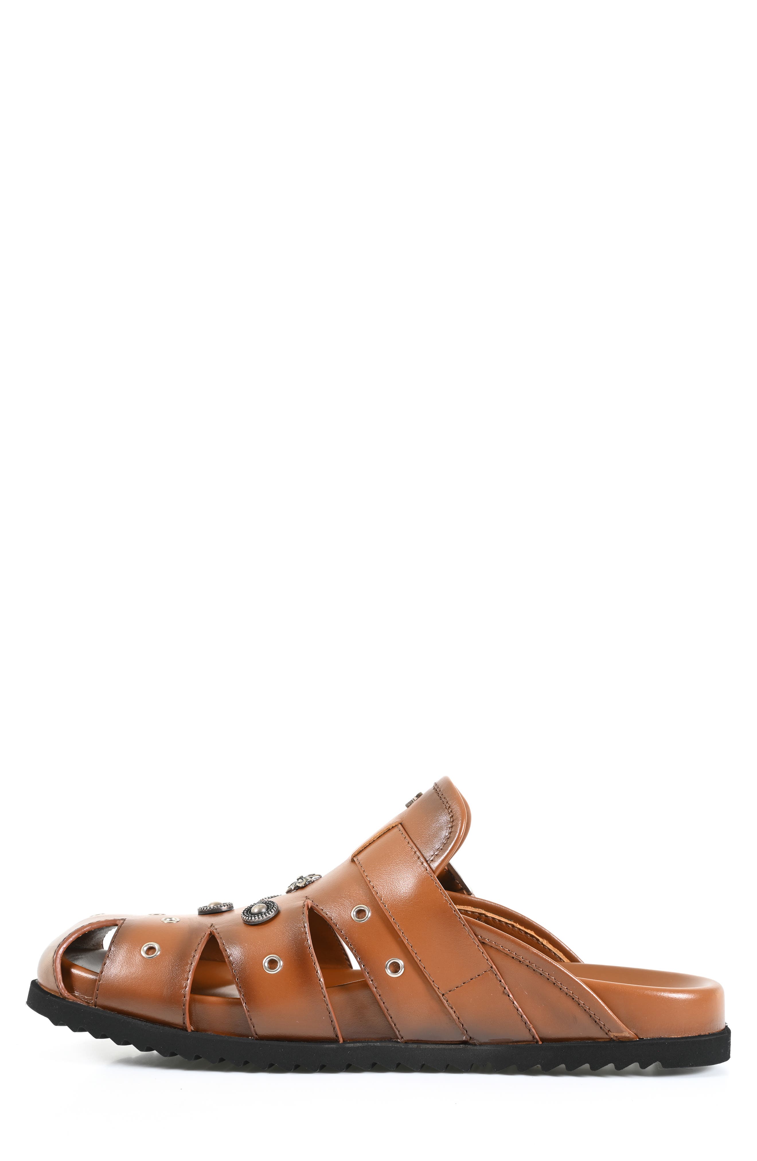JOHN RICHMOND Studded Fisherman Sandal, Alternate, color, Tan