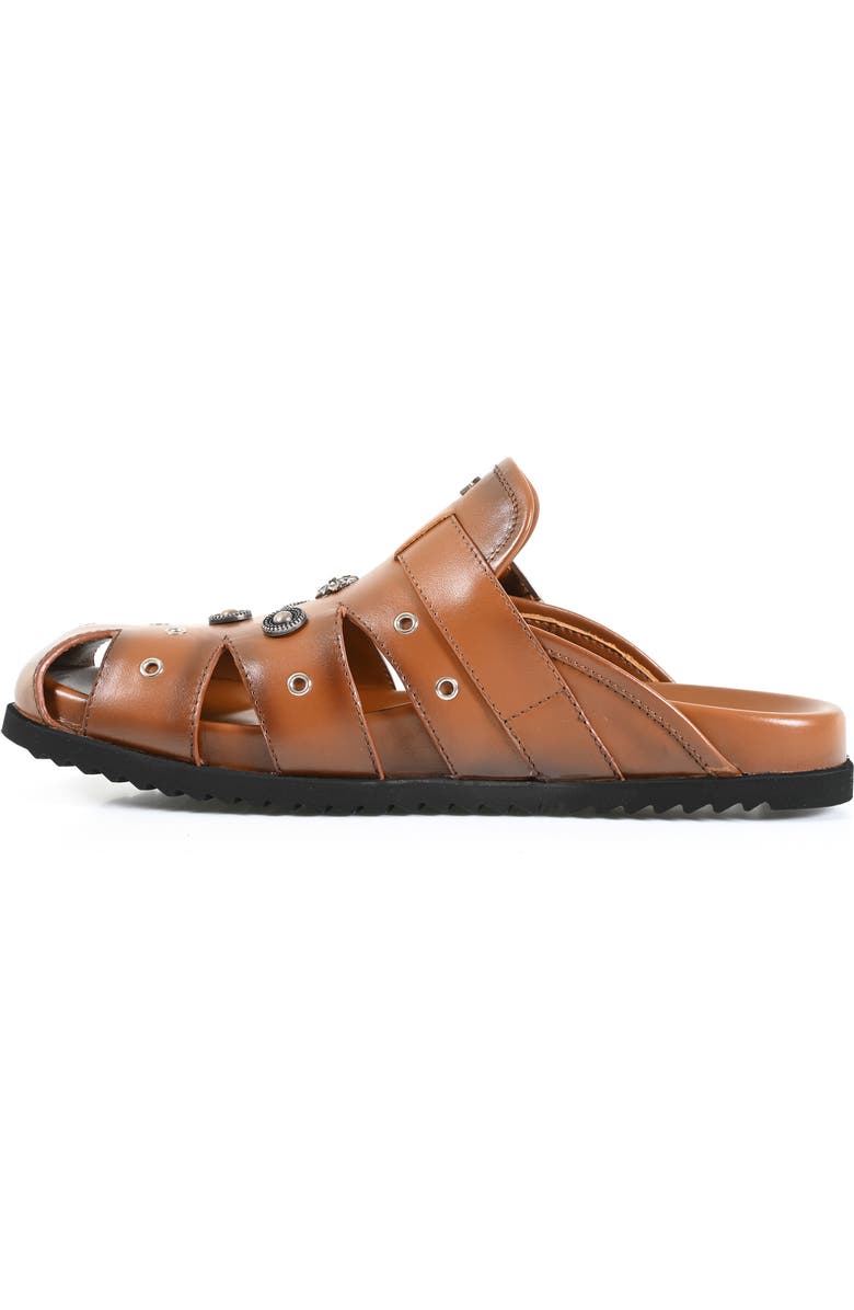 JOHN RICHMOND Studded Fisherman Sandal, Alternate, color, Tan