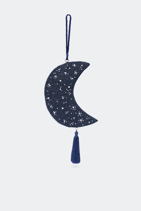 Beaded Crescent Wristlet