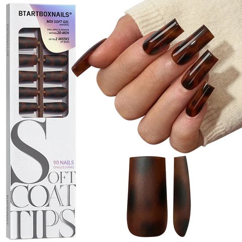 Soft Gel Nail Tips SOFTCOATTIPS Tortoiseshell Collection