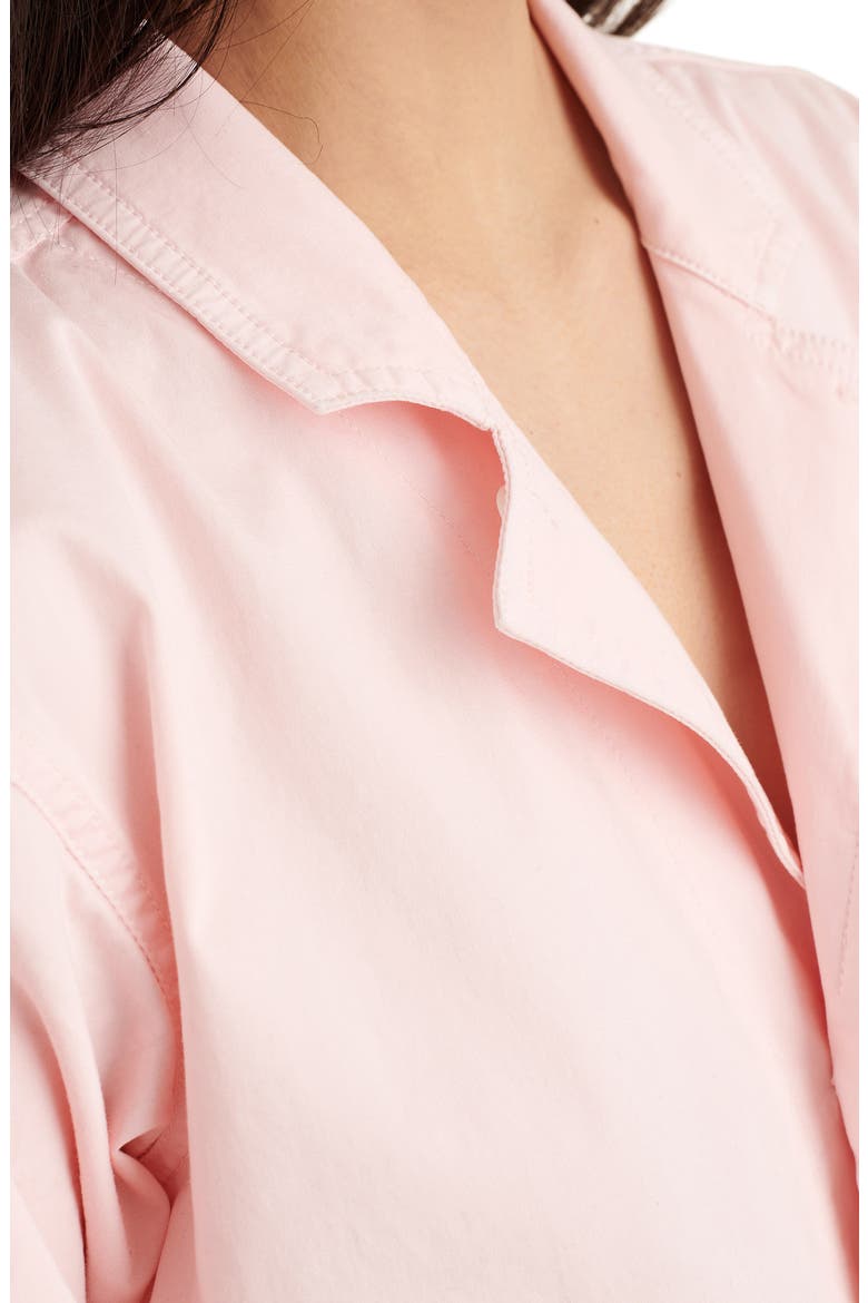 Stretch Cotton Jumpsuit, Alternate, color, SEA SHELL PINK