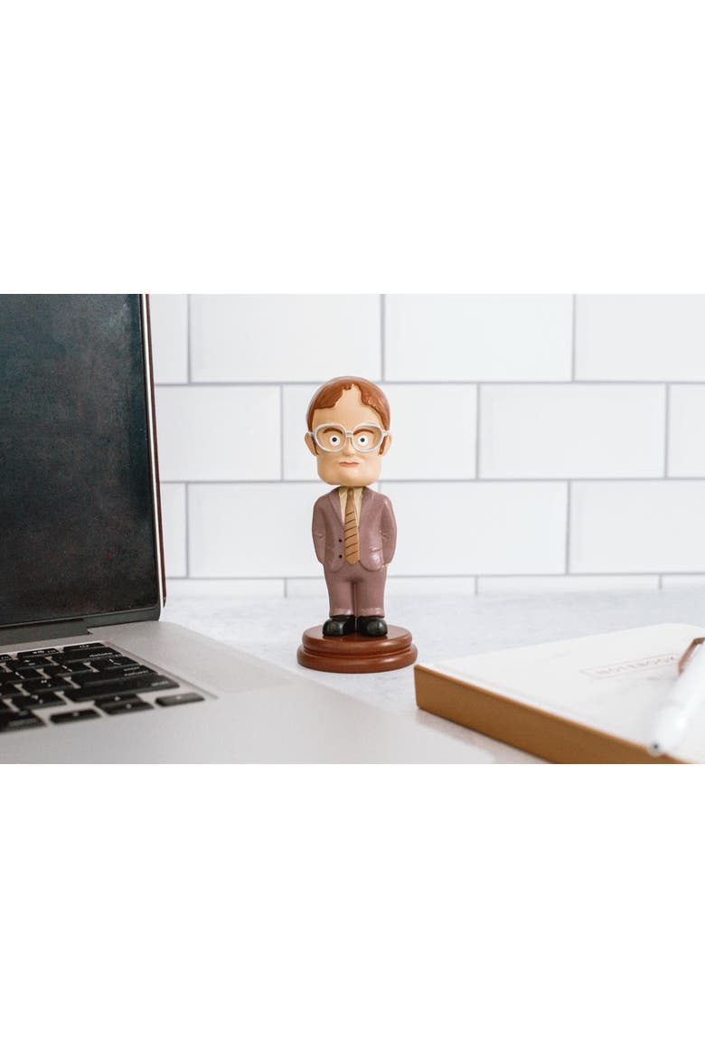 The Office Dwight Schrute Bobblehead Collectible Figure | Stands 5.5 Inches Tall, Alternate, color, Brown