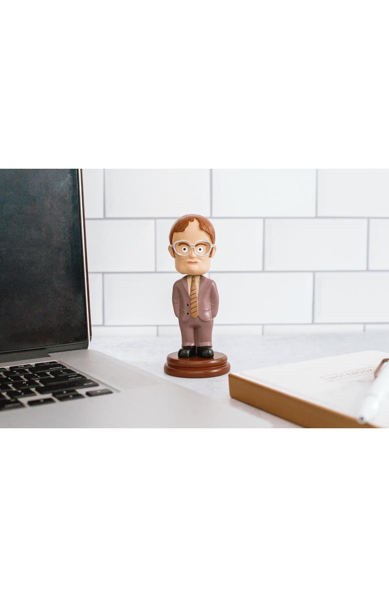 Toynk The Office Dwight Schrute Bobblehead Collectible Figure | Stands 5.5 Inches Tall, Alternate, color, Brown