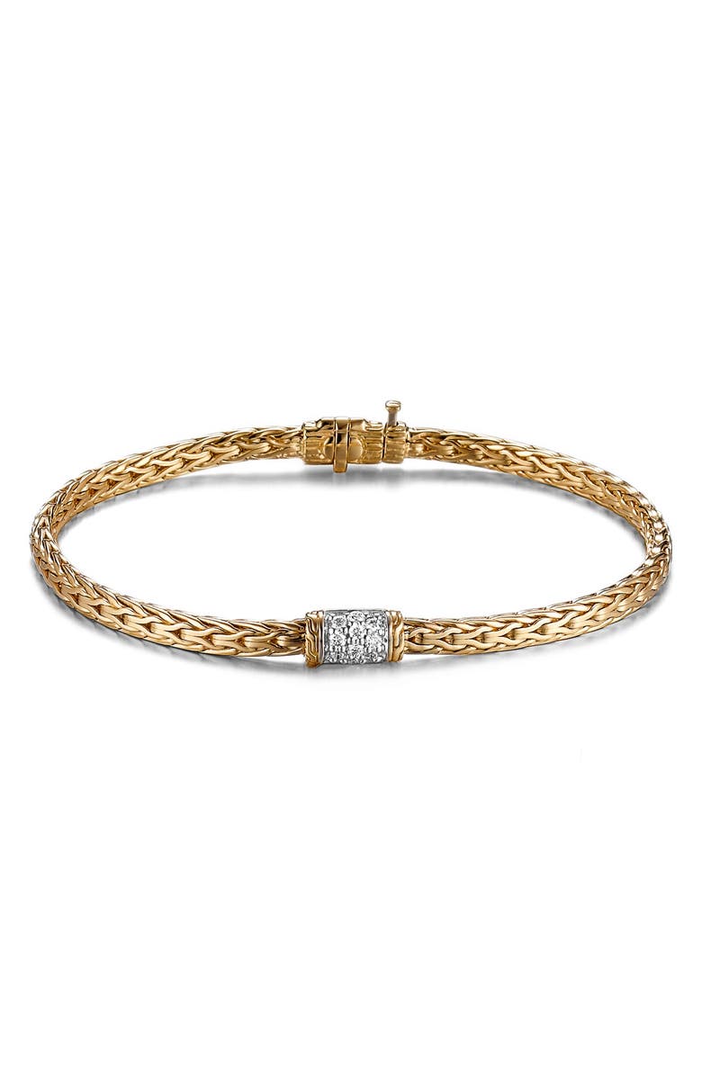 John Hardy Classic Chain Bracelet with Diamonds, Alternate, color, 