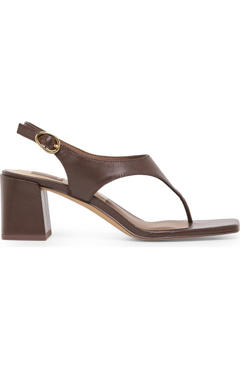 Dolce Vita Yves Block Heel Sandal, Alternate, color, Dark Chocolate Leather